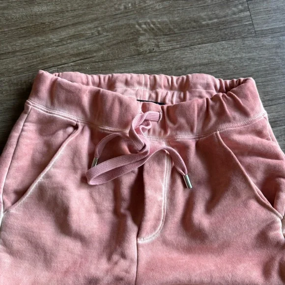 Veronica Beard Preslee french Pima cotton sweatpants in color Rosewood size XS - Picture 5 of 8